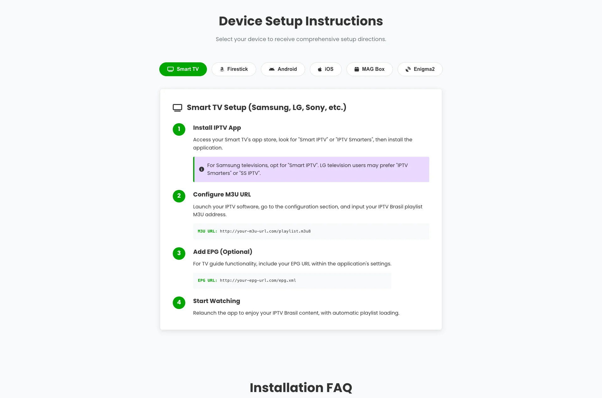 IPTV Brasil Setup Guide