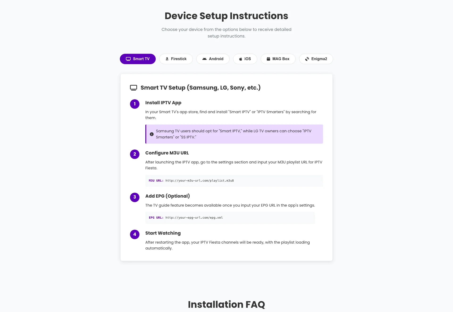 Buy IPTV Fiesta Setup Guide