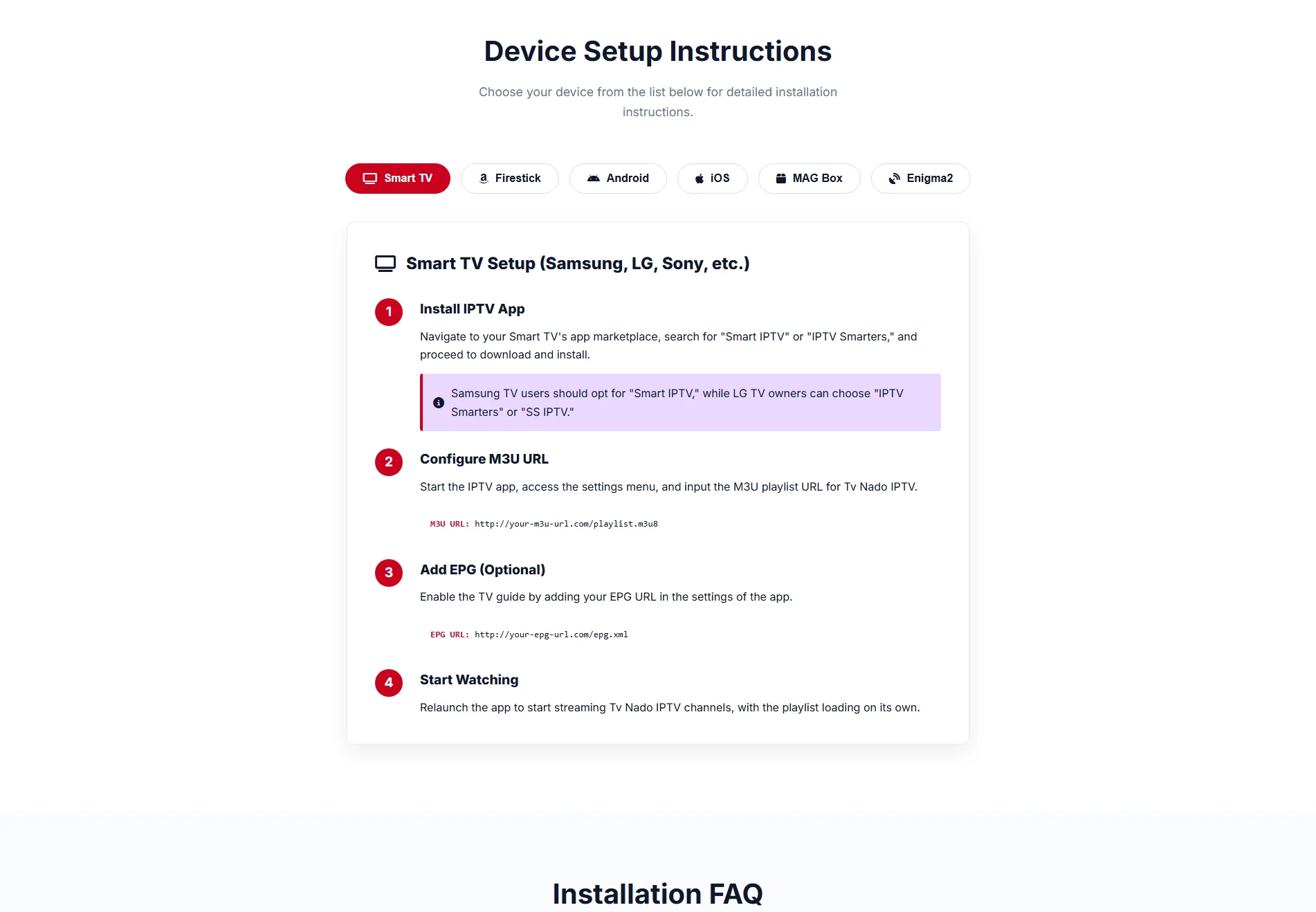 YourFlix IPTV Setup Guide