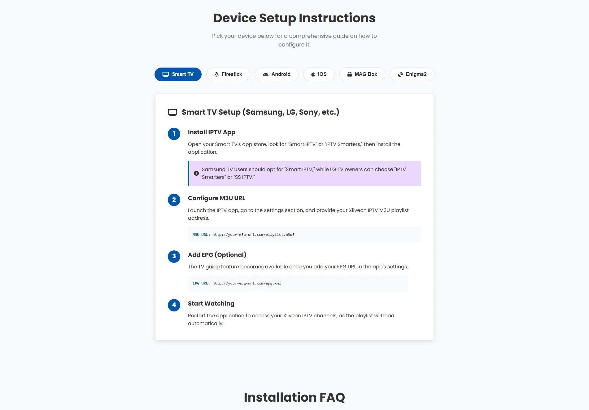 YourFlix IPTV Setup Guide