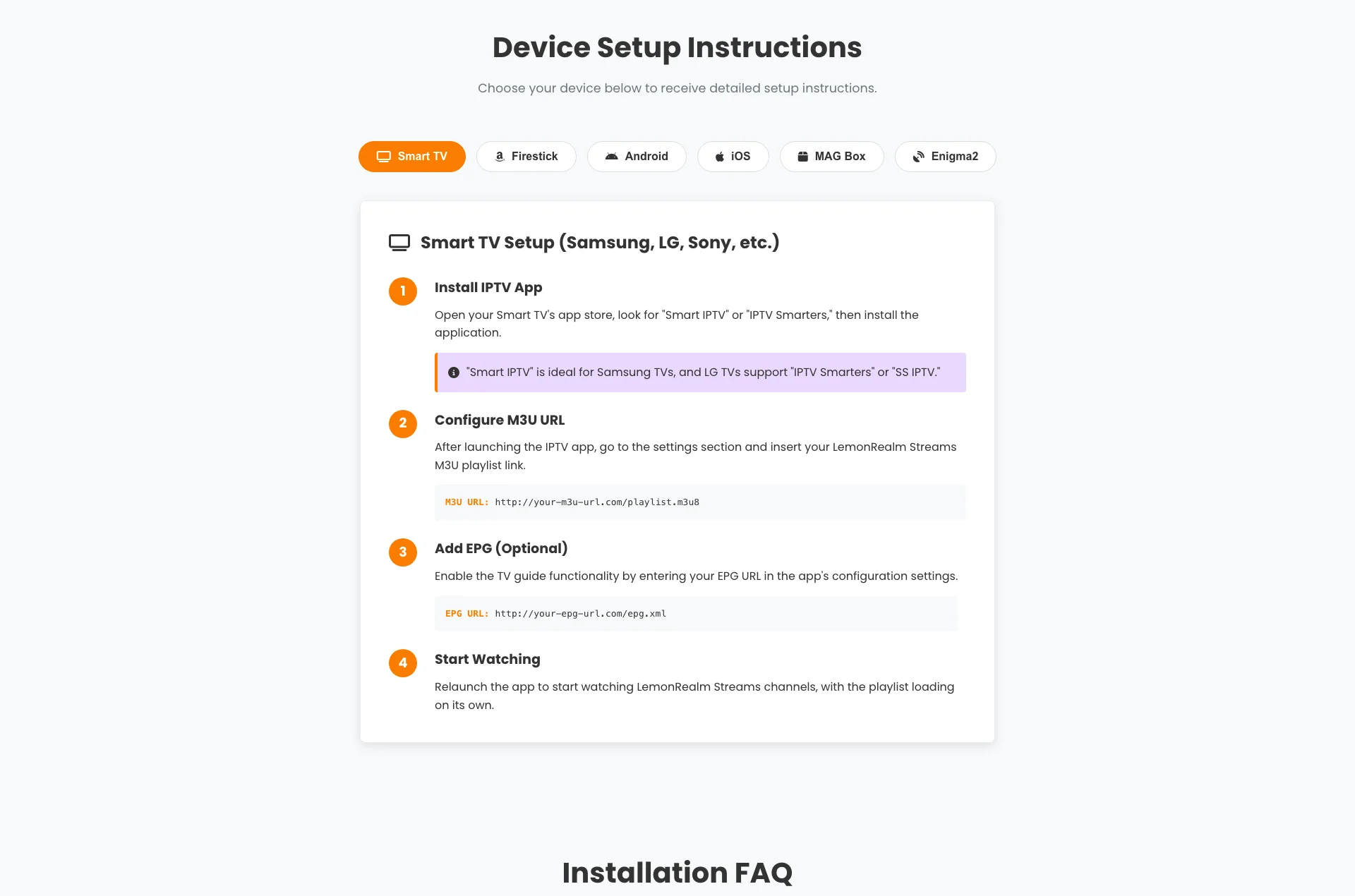 LemonRealm Streams Setup Guide: Step-by-step installation instructions on Firestick and Android