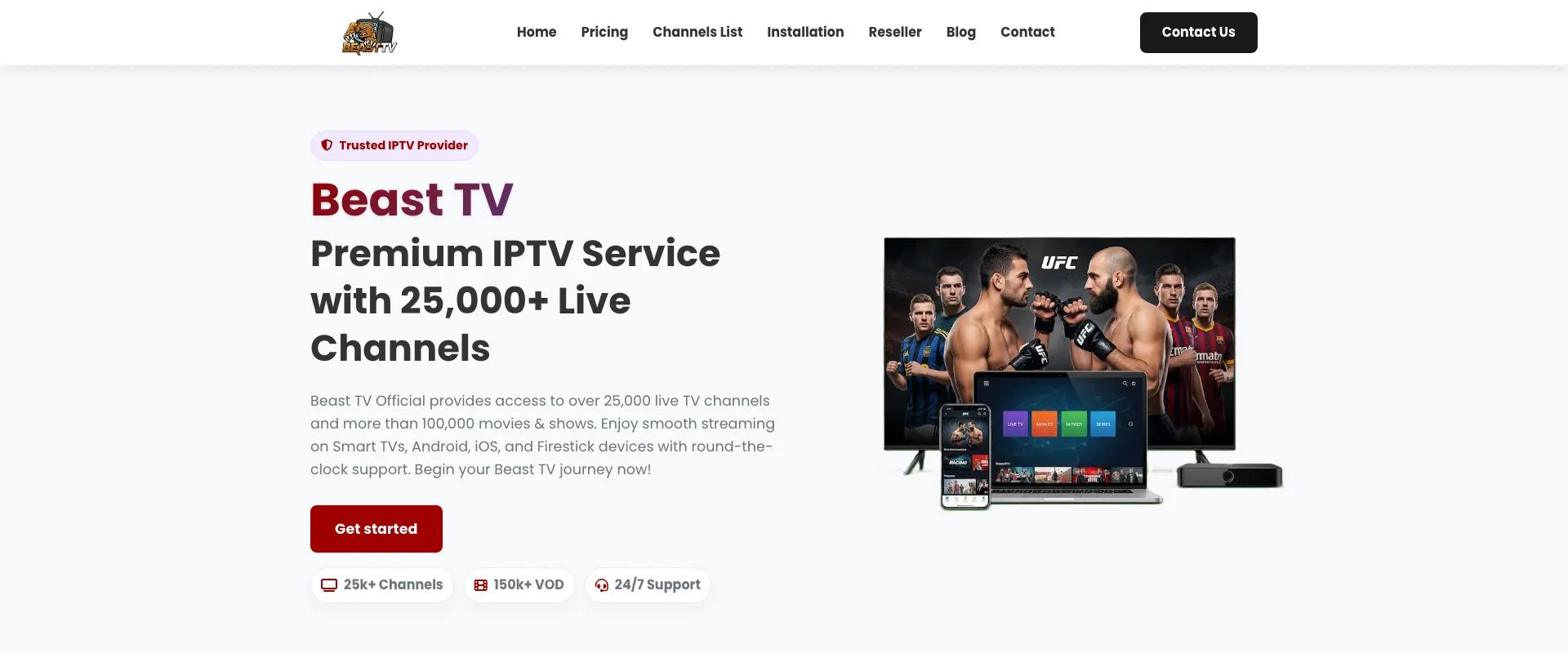 Beast TV IPTV Service - Best IPTV Netherlands 2026