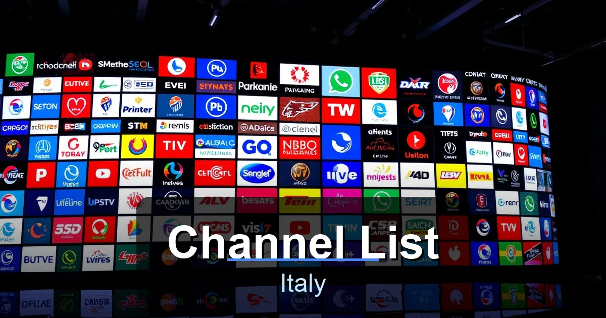 Channel List - Italy