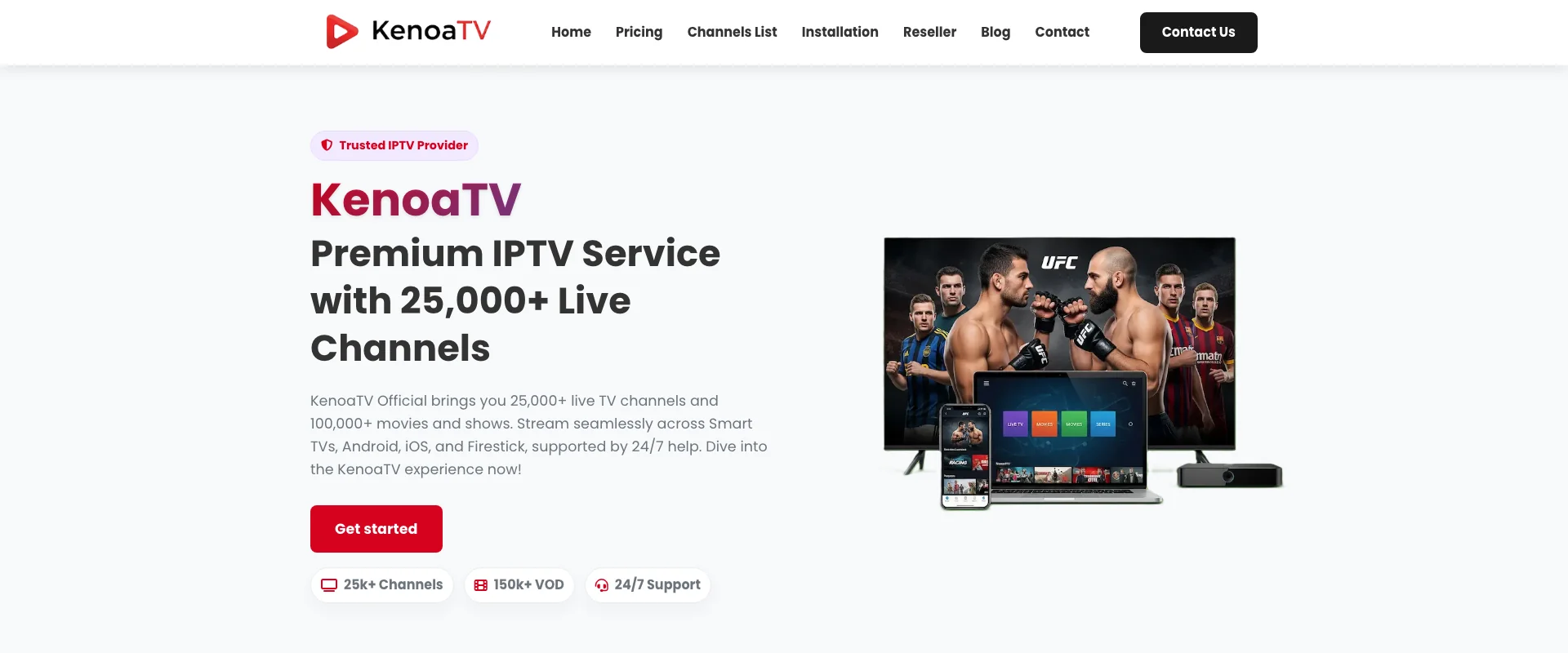 Kenoa TVS IPTV Service - Best IPTV Netherlands 2026