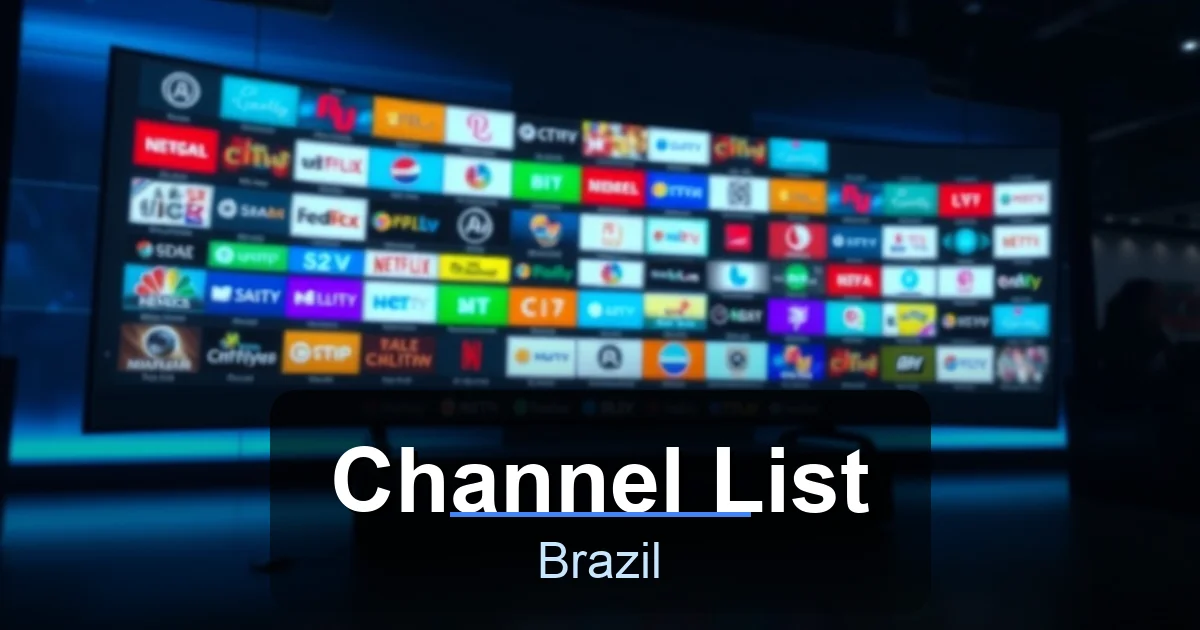 Channel List - Best IPTV Brazil