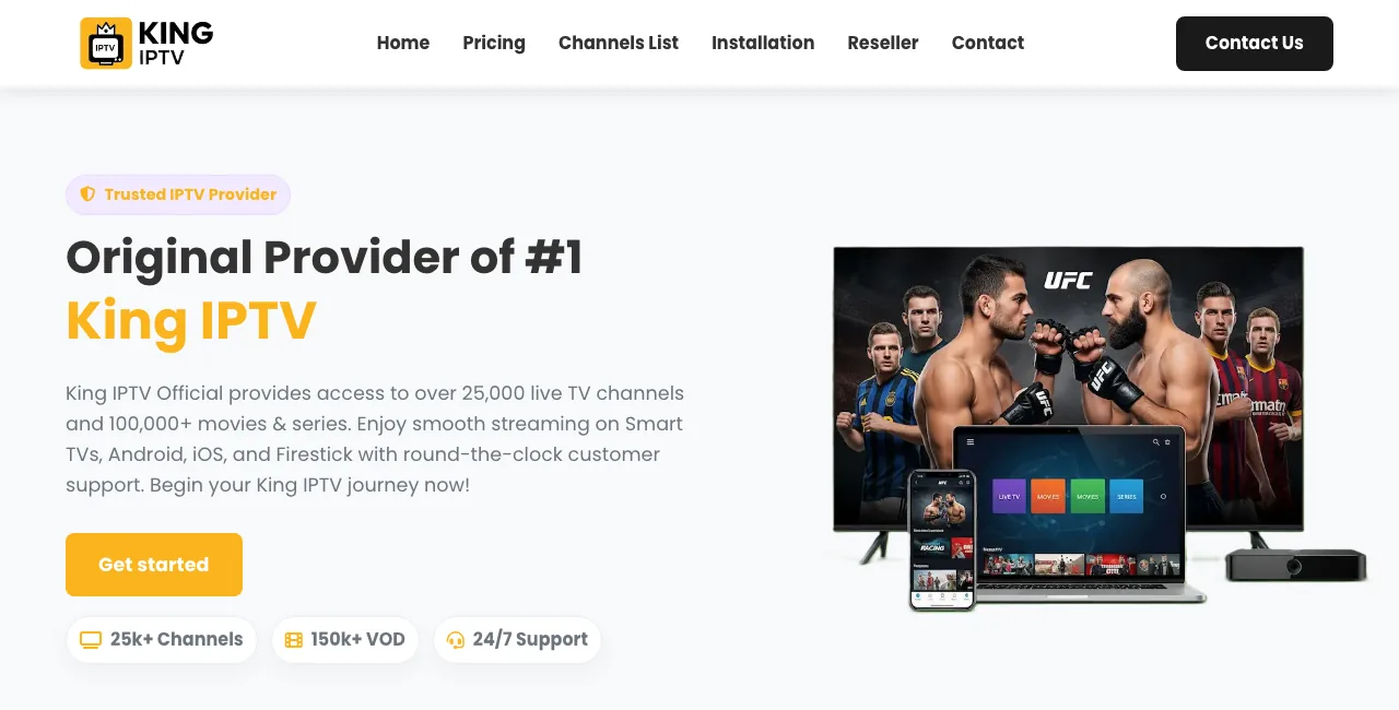 BuyKing IPTV IPTV Service - Best IPTV Russia 2026