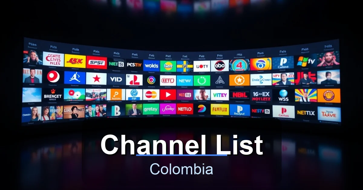 Channel List - Best IPTV Colombia