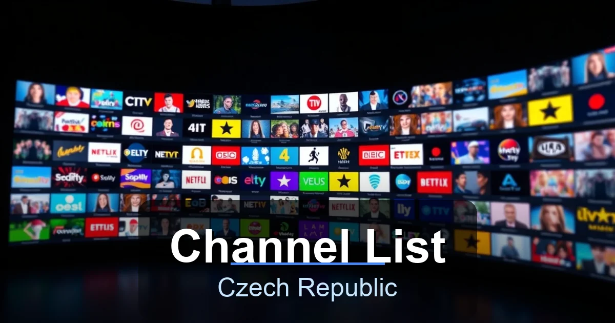 Channel List - Best IPTV Czech Republic