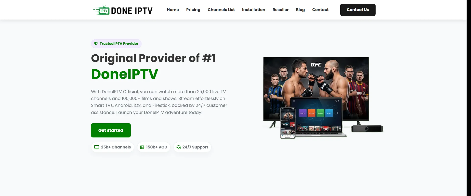 Done IPTV IPTV Service - Best IPTV Egypt 2026