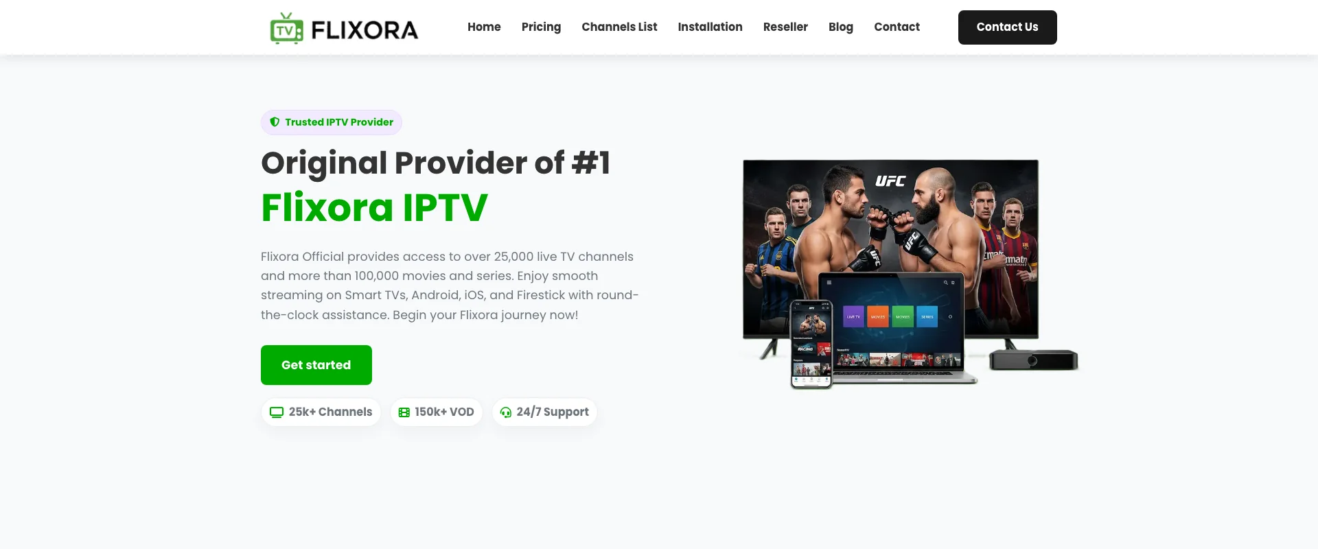 Flixora TV IPTV Service - Best IPTV Austria 2026