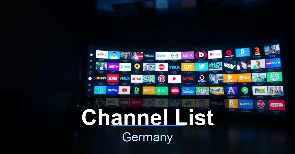 Channel List - Best IPTV Germany