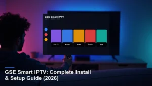 GSE Smart IPTV IPTV player app — install and setup guide hero image