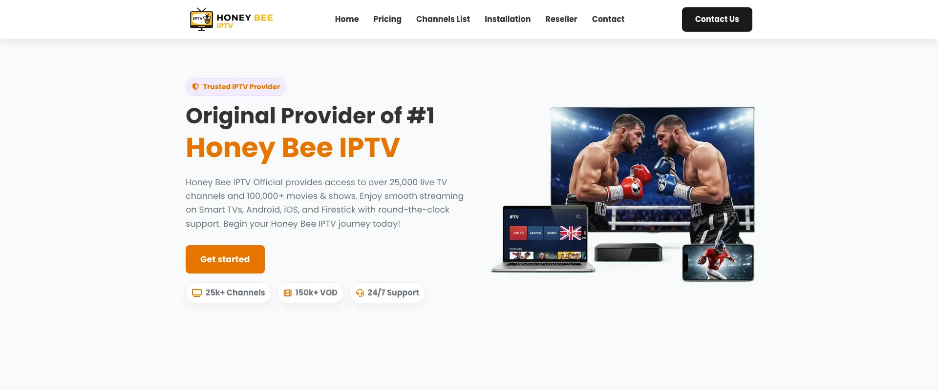 Honey IPTV IPTV Service - Best IPTV United Kingdom 2026