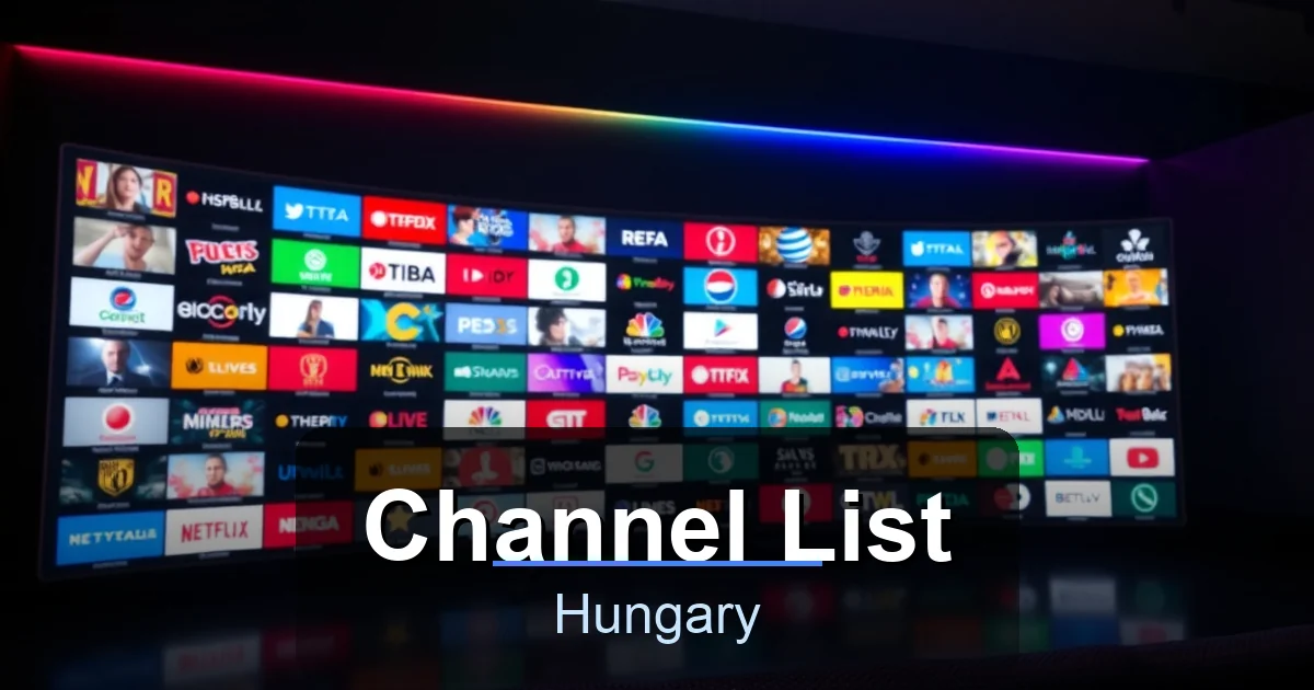 Channel List - Best IPTV Hungary