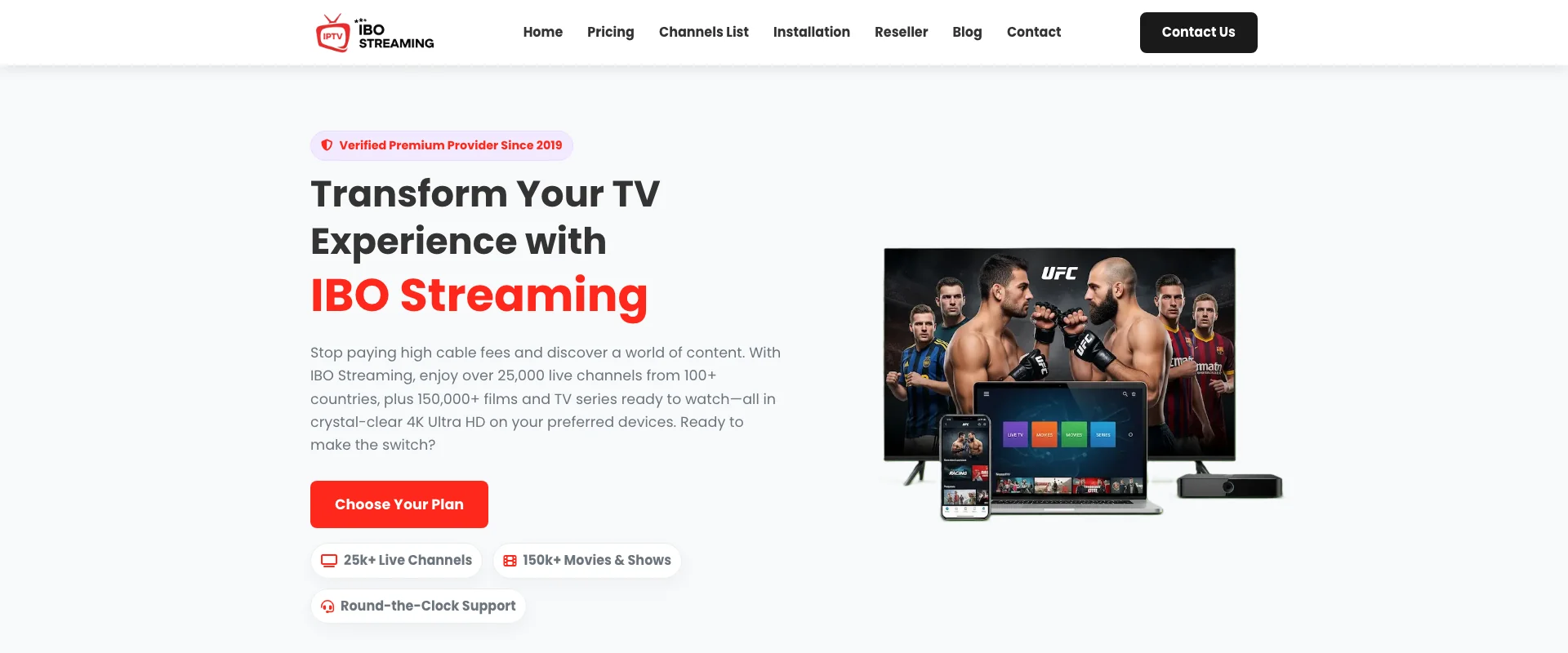 iBOStreaming IPTV IPTV Service - Best IPTV Greece 2026