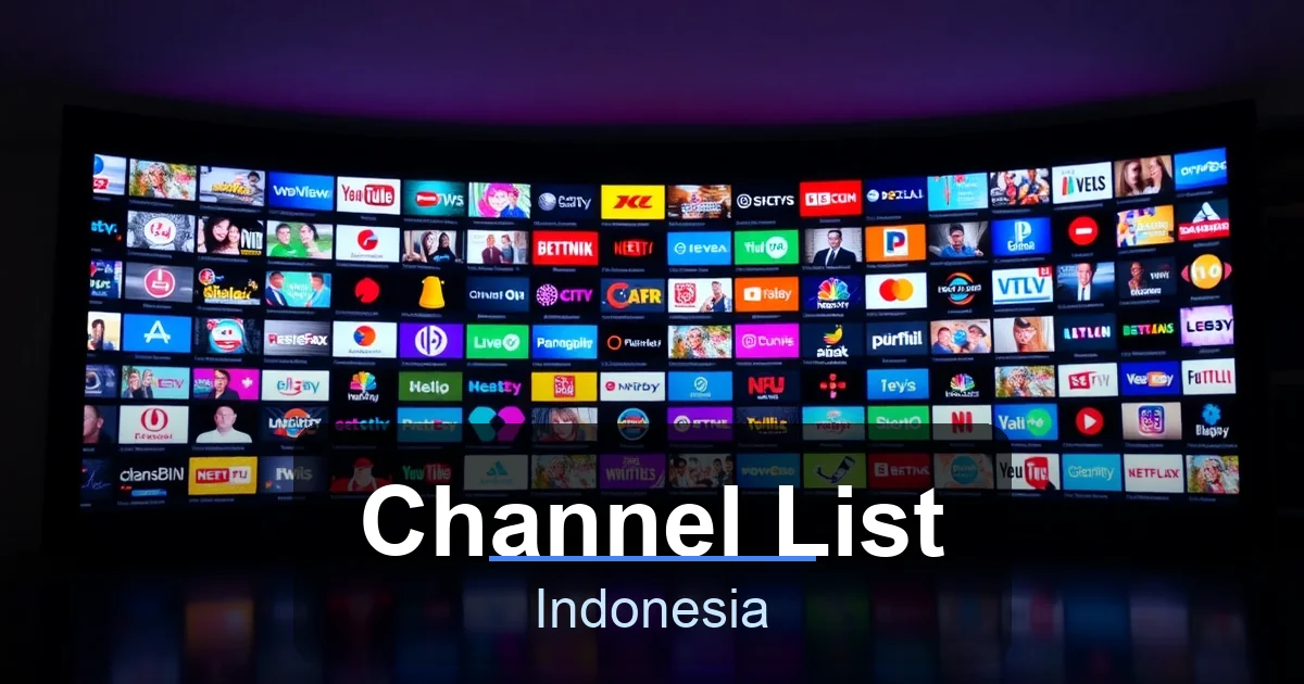 Channel List - Best IPTV Indonesia