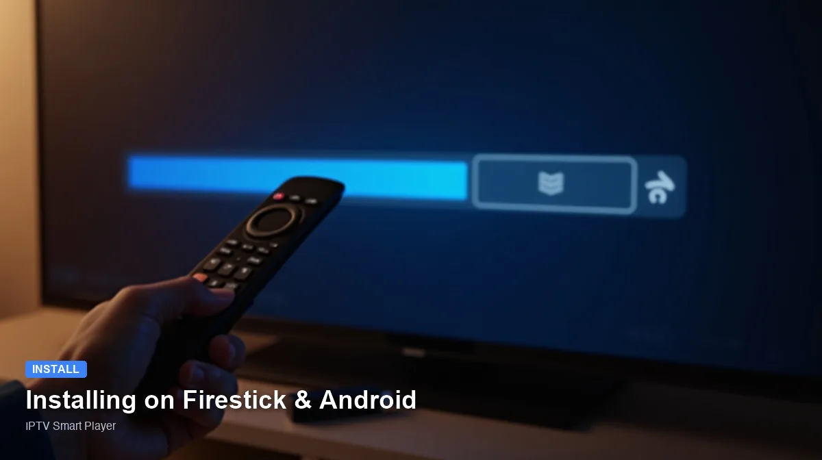 IPTV Smart Player — Installing on Firestick & Android