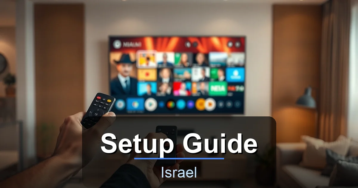 Setup Guide - Best IPTV Israel