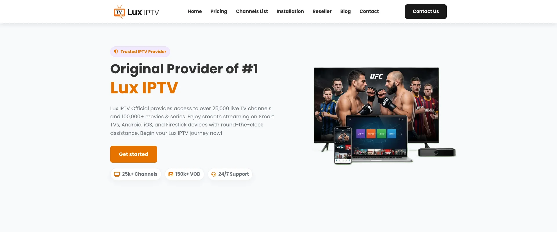 Lux IPTV IPTV Service - Best IPTV Germany 2026