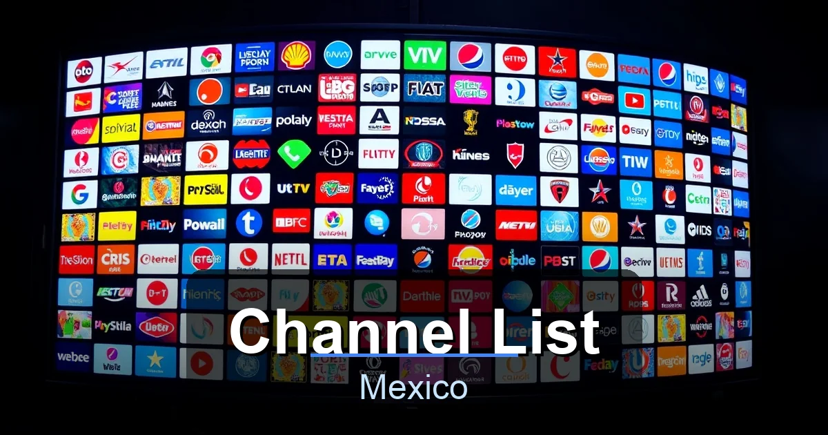 Channel List - Best IPTV Mexico