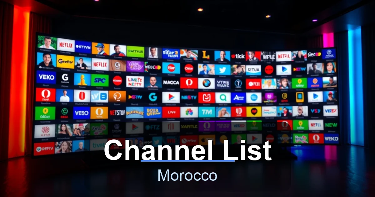 Channel List - Best IPTV Morocco