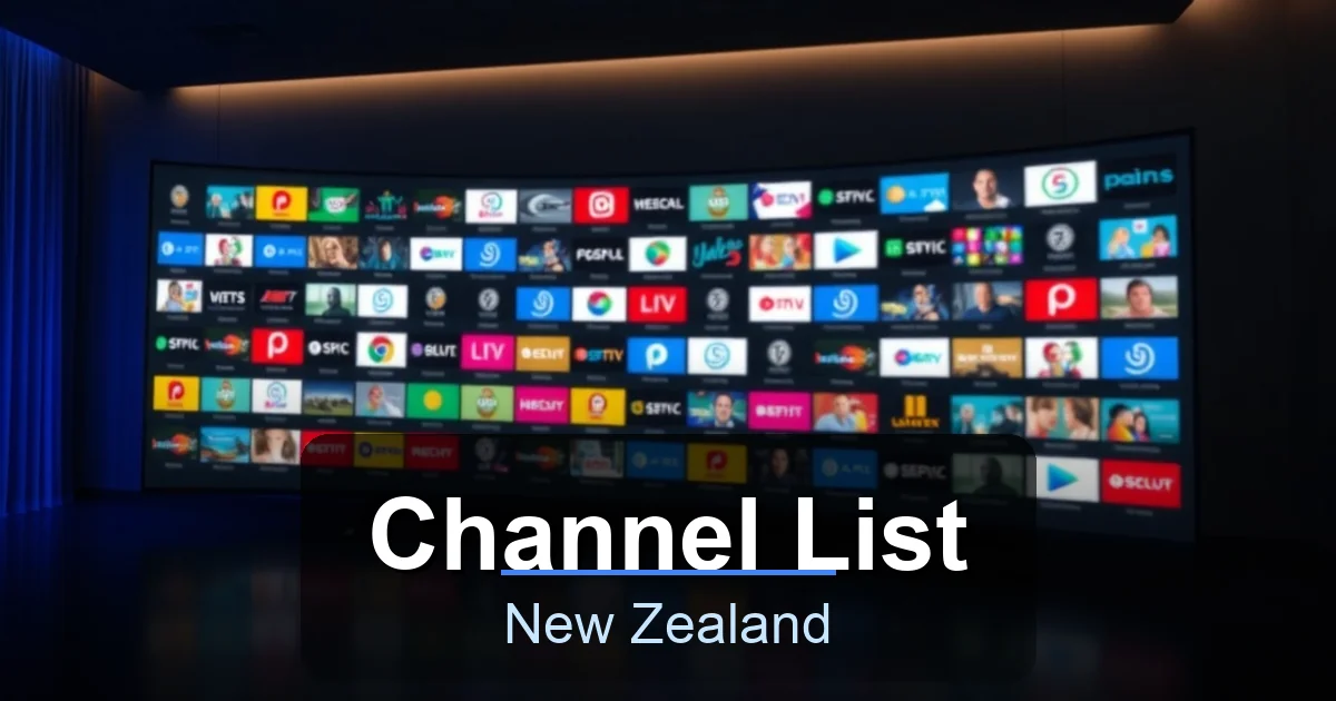 Channel List - Best IPTV New Zealand