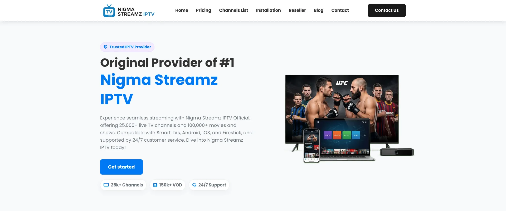 Nigma Streams IPTV IPTV Service - Best IPTV Argentina 2026