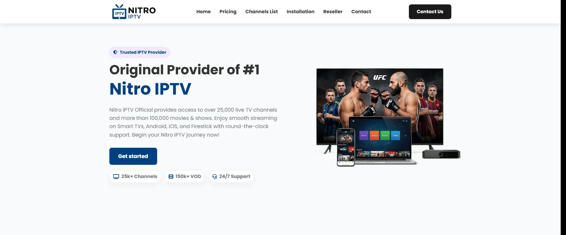 Nitro IPTV IPTV Service - Best IPTV Thailand 2026