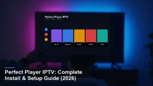 Perfect Player IPTV IPTV player app — install and setup guide hero image