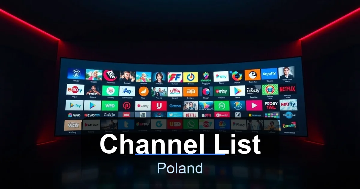 Channel List - Best IPTV Poland