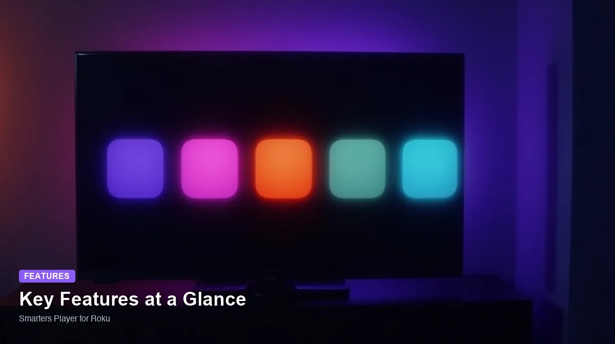 Smarters Player for Roku — Key Features at a Glance