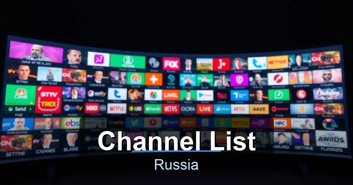 Channel List - Best IPTV Russia
