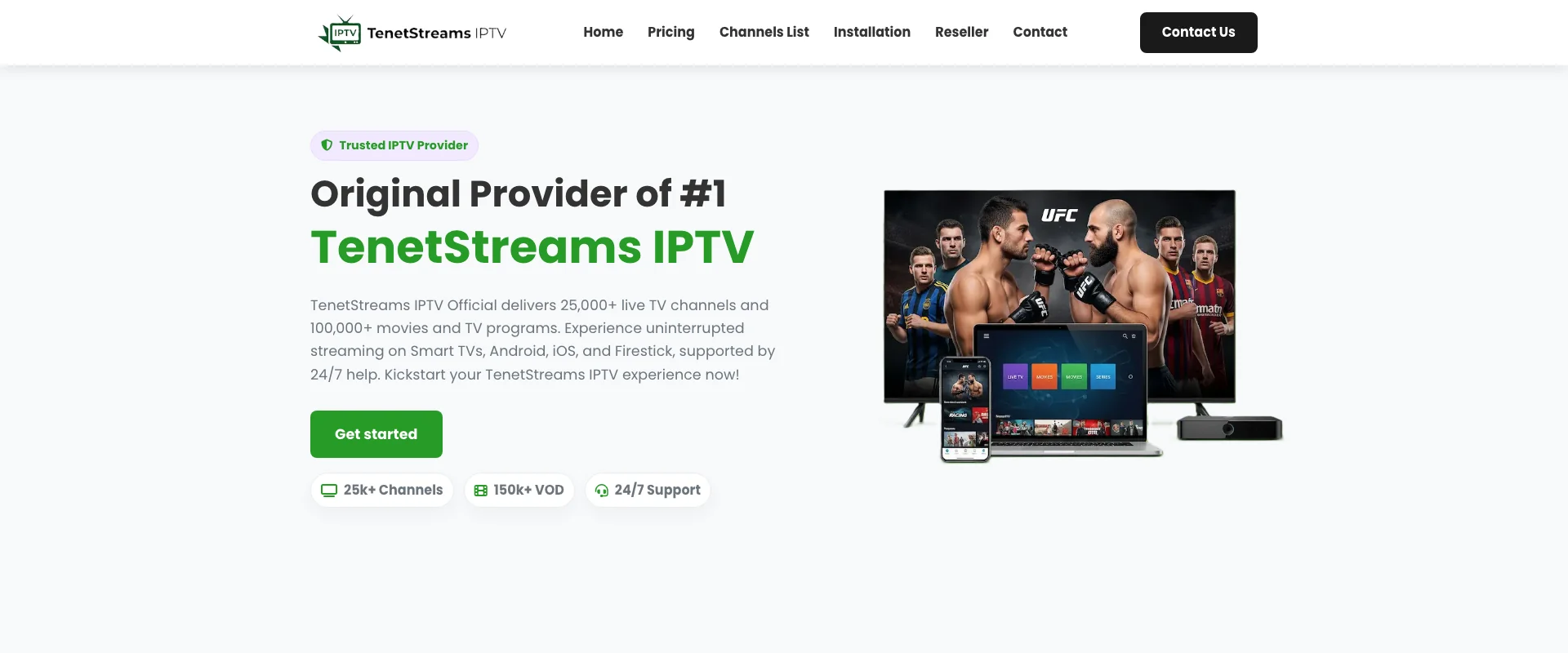 TenetStream IPTV IPTV Service - Best IPTV Indonesia 2026