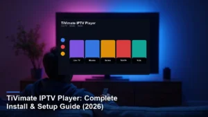 TiVimate IPTV Player IPTV player app — install and setup guide hero image