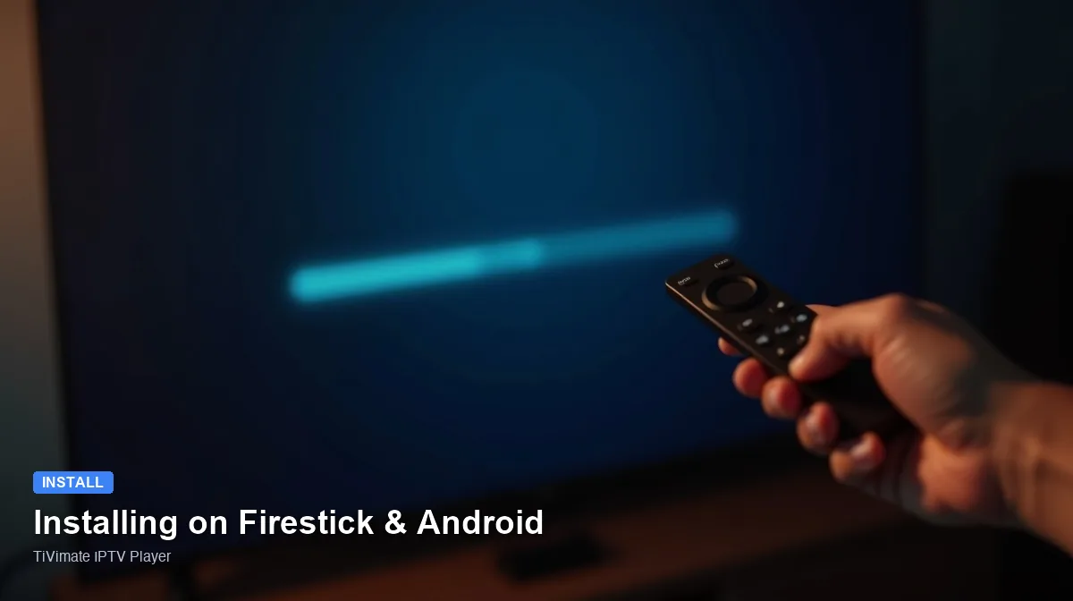 TiVimate IPTV Player — Installing on Firestick & Android