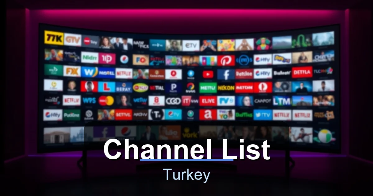Channel List - Best IPTV Turkey