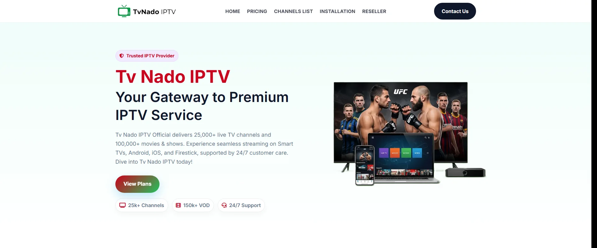 TVNado IPTV IPTV Service - Best IPTV Turkey 2026