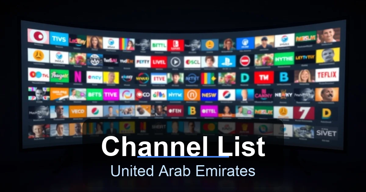 Channel List - Best IPTV United Arab Emirates