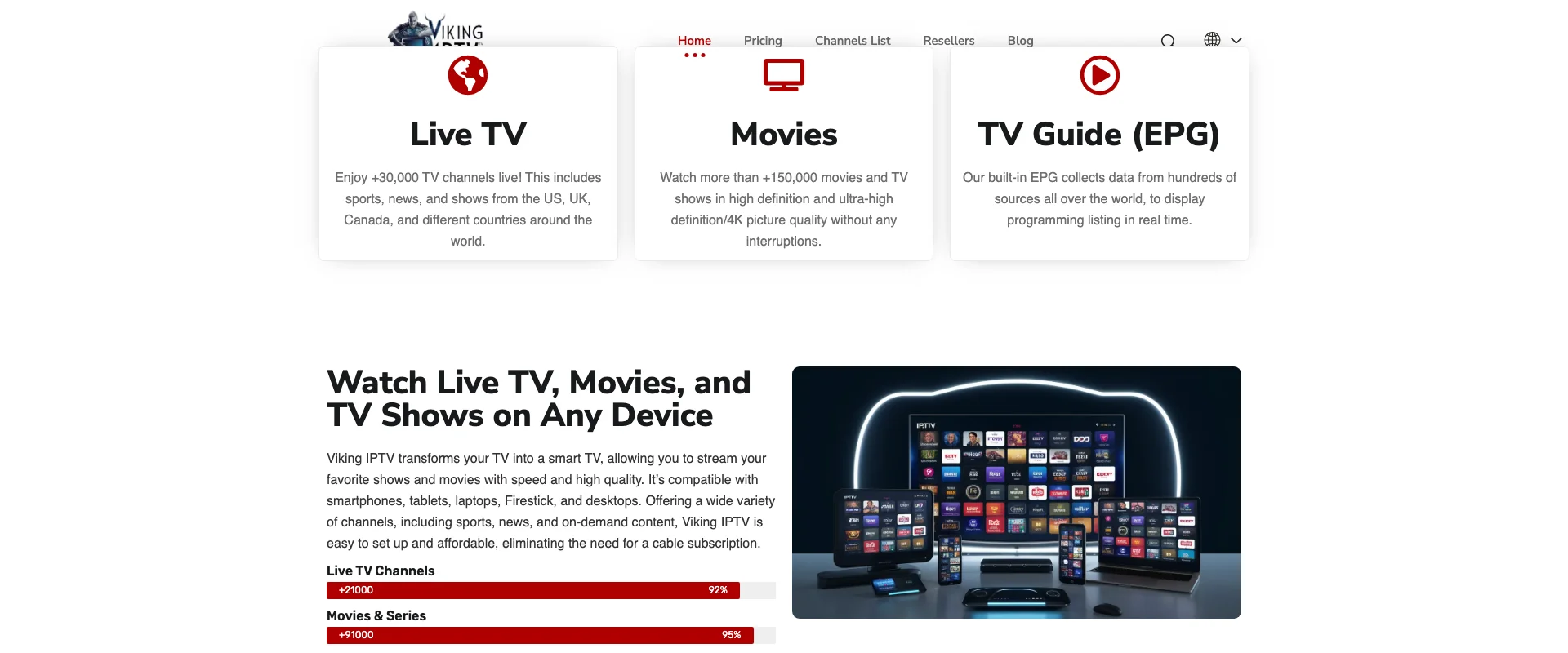 Viking IPTV IPTV Service - Best IPTV Israel 2026