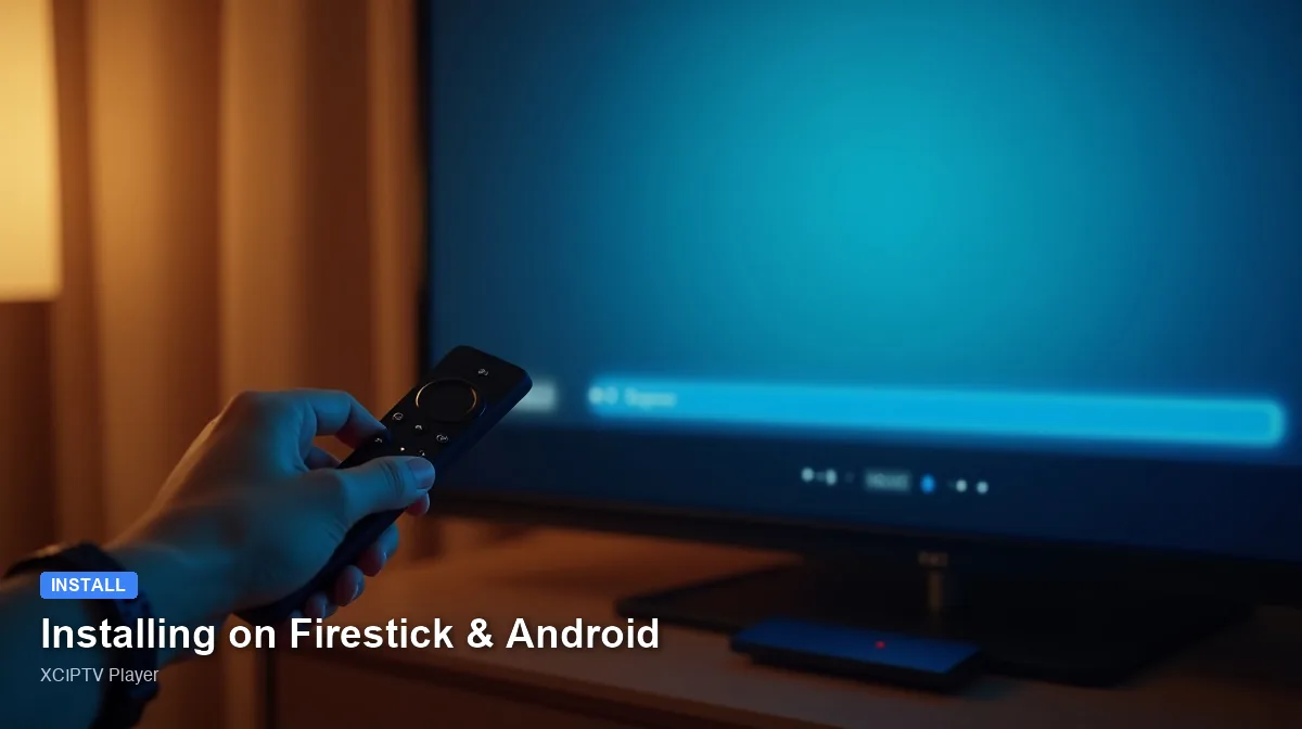 XCIPTV Player — Installing on Firestick & Android